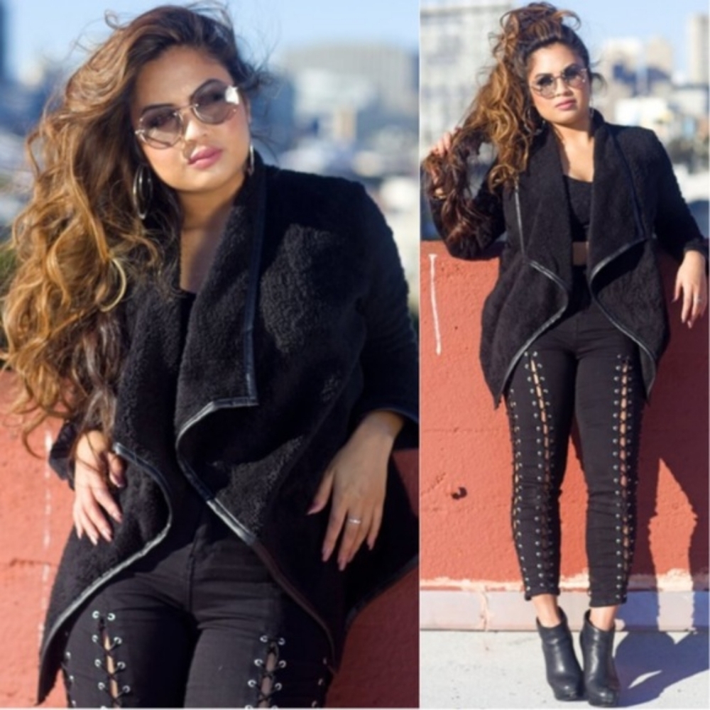 Black Fuzzy Jacket